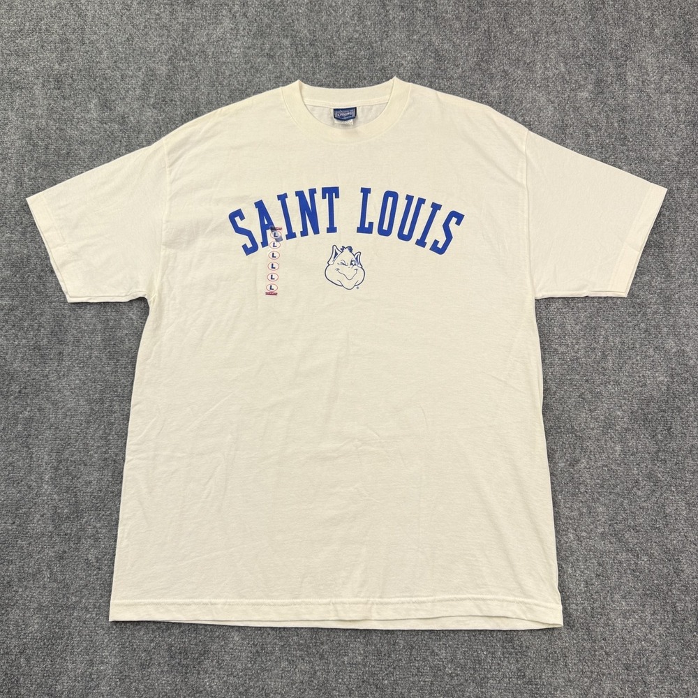 Vintage‎ Saint Louis Billikens T Shirt Mens L Champs Sports Team Edition Graphic